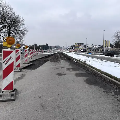 Rozbudowa ul. Warszawskiej [styczeń 2023] - fot 9